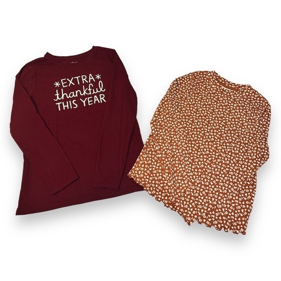 Cat & Jack Girls Fall Long Sleeve Bundle Size Large - Picture 1 of 10
